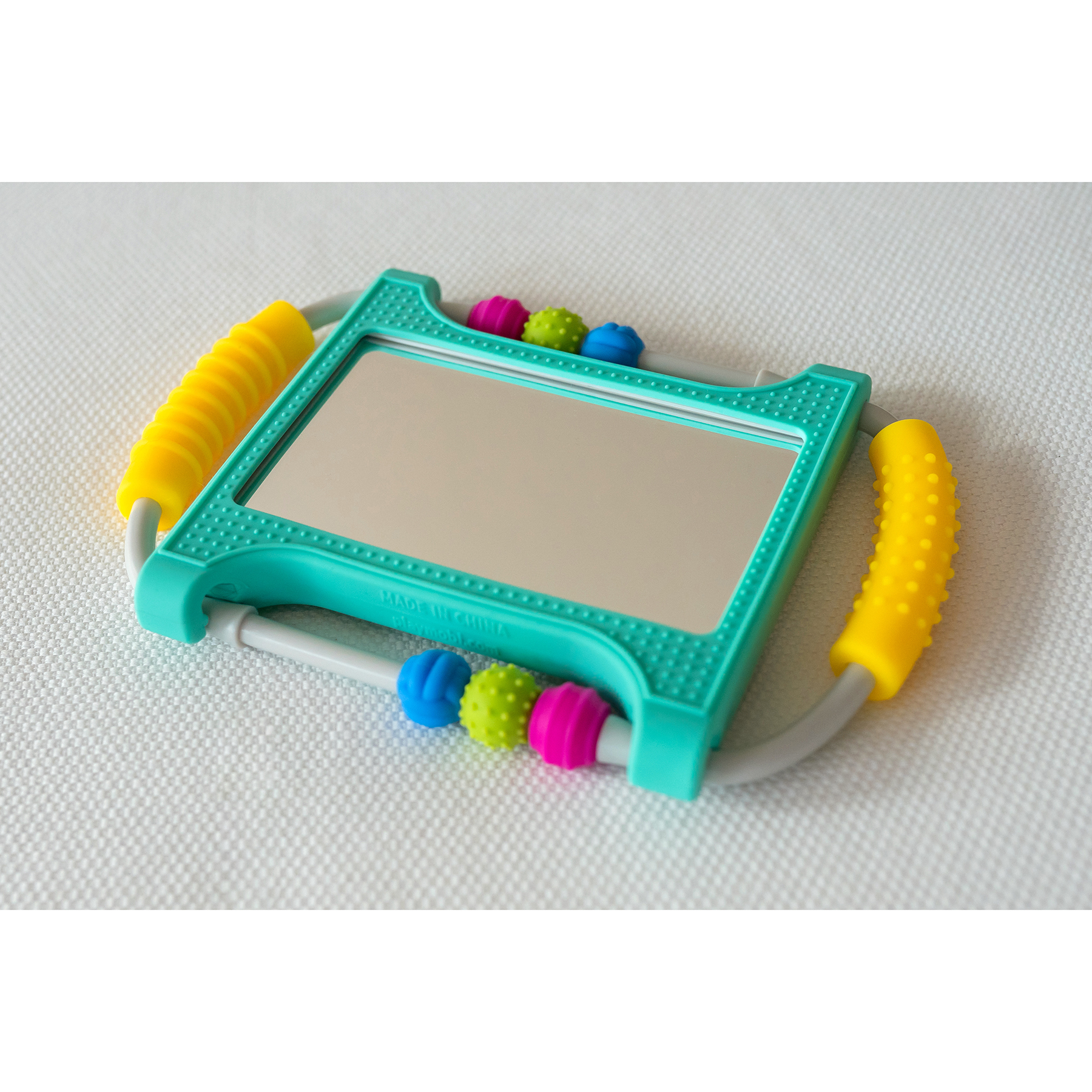 Mobi Peeka Tummy Time Mirror Sensory Toy Silicone Montessori Toy for Babies
