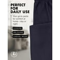 thumbnail image 6 of North 15 Men's Super Soft Micro Fleece Lounge Pants-1224-Nv-4XL, 6 of 9