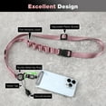 thumbnail image 3 of MoKo Adjustable Phone Lanyard, Universal Detachable Strap for iPhone Samsung Most Smartphones, Rose Gold, 3 of 7