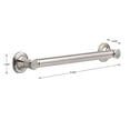 thumbnail image 3 of Delta Faucet 41618-SS Traditional Bathroom Safety Grab Bar, 18-Inch, Stainless, 3 of 5