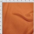 thumbnail image 3 of oneOone Viscose Jersey Orange Fabric Geometric Bandhani Quilting Supplies Print Sewing Fabric By The Yard 60 Inch Wide, 3 of 5