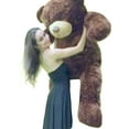 thumbnail image 6 of Big Plush 5 Foot Teddy Bear Soft Brown Premium Giant Stuffed Animal 60 Inch Snuggle Buddy, 6 of 18