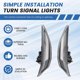 thumbnail image 4 of Car Turn Singal Light Front Light Marker Light Leaf Lamp Side Marker Lamp for 718 99163125505,99163125605, 4 of 5