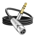 thumbnail image 1 of 6.35mm To XLR Audio Cord Professional Audio Adapter Cable for Speaker System Mic, 1 of 9