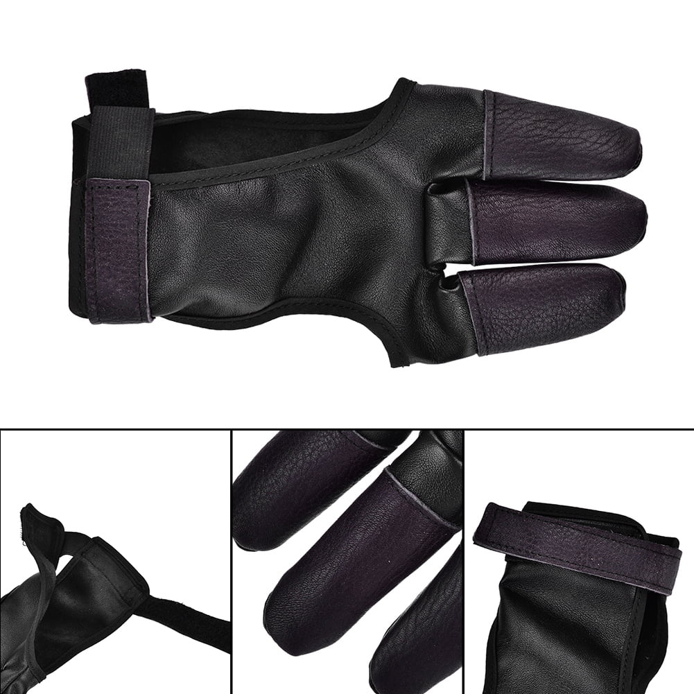 Greensen 1pc 3Finger Archery Glove Guard Protector for Recurve