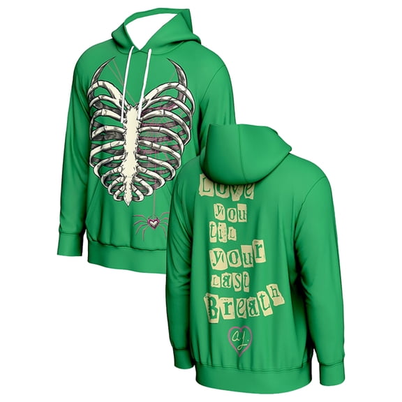 AJ Lee Ribcage Hoodie Long Sleeve Streetwear Men Women Hooded Sweatshirts