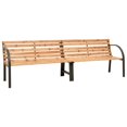 thumbnail image 1 of vidaXL Twin Garden Bench 241 cm Chinese Fir Wood, 1 of 4
