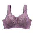 thumbnail image 1 of Woman Color Thin and Steel Hoop Gathered Breathable Underwear for Daily Bras, 1 of 2
