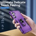 thumbnail image 4 of Casetego for Samsung Galaxy S23 FE 5G Case,Military Grade Rugged Armor Shockproof Heavy Duty Protective Cover for Samsung S23 FE Magnetic Ring Kickstand Phone Case,Purple, 4 of 8