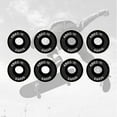 thumbnail image 4 of Almacén de patineta de material acero de 8 piezas, 608RS ABEC-11 Reemplazo sellado Warehouse Wheels, rodamiento de rodillos de metal para cubiertas de longboar Negro, 4 of 8