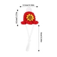 thumbnail image 2 of Adorable Hat for Small and Cats with Adjustable Strap Soft Breathable Outdoor, 2 of 5