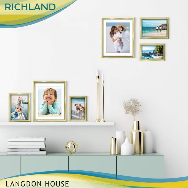  Langdon House 8x10 Black Picture Frame w/Removable