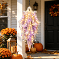 thumbnail image 3 of Halloween Cascade Wall Light, Gothic Hanging LED Wall Decor with Ghost Veil Design for Entryway Living Room Mantel Stair Wall Halloween Decoration, 3 of 6