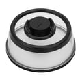 thumbnail image 1 of GUOOL Fresh Universal Vacuum Food Sealer Container Platter Cover Stackable Dish Covers black, 1 of 9