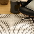 thumbnail image 3 of Nourison Nordic 5' x 7' Ivory Black Scandinavian Indoor Rug, 3 of 11