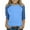 Blue, variant on YOUYEDAIN 3/4 Sleeve Shirts for Teen Girls Kids 11-12 Crewneck Tunic Tops Cute Teen Girls Clothes Soft Blouses Pink 11-12 Years