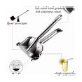 thumbnail image 3 of Real Stainless Steel Lemon Squeezer Juicer Hand Press Heavy Duty Manual Squeeze Juice Extractor Maker Orange, 3 of 5