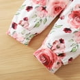 thumbnail image 7 of LAPAKIDS Toddler Baby Girls Winter Clothes Letter Floral Print Hooded Shirt Tops Pants Outfits Set 2-3T, 7 of 7