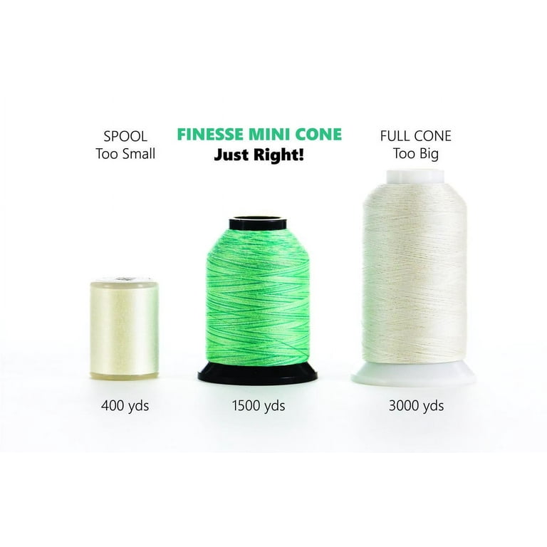 Serger Thread, All-Purpose Thread for Sewing, Rainbow Thread, Variegated Polyester Sewing Thread, 4 Cones of 3000 Yards Each Spool Thread for Sewing