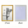thumbnail image 3 of Aarocafa – Humorous Highland Cow "Are You Pooping?" Ornate Gold Plastic Frame Canvas Art – Luxe Playful Decor for Eclectic Spaces – 16x16in – Gold Frame, 3 of 7