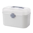 thumbnail image 1 of CHUANK Medicine Storage Box 2 Layer First Aid Bin with Handle Tray Emergency Organizer, 1 of 15
