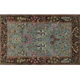 thumbnail image 1 of Ahgly Company Machine Washable Indoor Rectangle Traditional Khaki Green Area Rugs, 4' x 6', 1 of 7