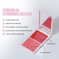 thumbnail image 2 of Waterproof 2-in-1 Blush Palette – 10g Multifunctional Cream & Powder Blush for Long Lasting, High Pigment & Blendable Daily Makeup, 2 of 8