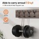 thumbnail image 2 of 10-Pack Wall Hooks for Hanging Coat: 10KG Metal Strong Hook with Screw, Individual Hangers for Clothes Towel, for Bathroom Door, Black 10cm, 2 of 5