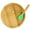 Green, variant on Acorn Baby Bamboo Toddler Plates with Spoon in Yellow - Baby Plates with Suction