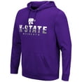 thumbnail image 2 of Men's Colosseum Purple Kansas State Wildcats Lantern Pullover Hoodie, 2 of 3