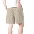 thumbnail image 3 of yillto Men's Casual 5 Inch Shorts Drawstring Summer Beach Stretch Lightweight Golf Shorts with Pockets, 3 of 7