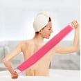 thumbnail image 2 of 5pcs（79*8.3cm） Double Sided Shower Exfoliating Back Scrub Scrubbing Strap Body Bath Sponge, 2 of 5