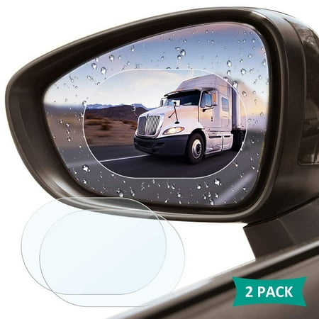 

Tiitstoy A box Waterproof Car Rearview Mirror Film Anti-fog Sticker with 1 Scraper