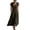 Army Green, variant on Women's V Neck Short Sleeve Maxi Dress, Casual Loose Asymmetric Button Tunic Dress with Pockets, Cotton Long Dress for Summer