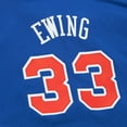 thumbnail image 6 of Men's Mitchell & Ness Patrick Ewing Blue New York Knicks Name & Number Hoodie, 6 of 7