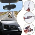 thumbnail image 2 of 2D Car Pendant Hanging Ornament With Chain Realistic Mirror Decor Car Animal Shaped Rearvi Hanging Interior H6R4 Accessories, 2 of 9
