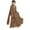 Brown, variant on Otqutp Kids Abayas Dress for Girls Chiffon Layered Muslim Dresses Pleated Elegant Long Skirt Kaftan Prayer 𝗜slamic Maxi Dress