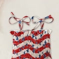thumbnail image 4 of Zanarzt Kids Toddler Girl 4th Of July Outfit Kid Girls July 4th Dress Star Toddler Patriotic Outfit American Flag Sundress Red,4-5 Years, 4 of 5