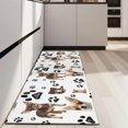 thumbnail image 4 of Chihuahua and Footprints Kitchen Rug Mat,Kitchen Runner Rugs Non Skid Washable,Decorative Kitchen Floor Mats for Kitchen,Sink,Laundry,17"X47", 4 of 5
