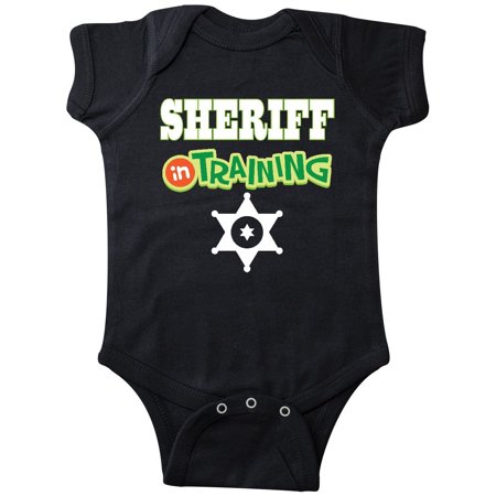 

Inktastic Sheriff In Training Boys Gift Baby Boy Bodysuit