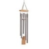 Zingz & Thingz 24" Brown and Silver Aluminum Resonant Wind Chimes