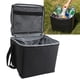 thumbnail image 4 of Bolsa de almuerzo de picnic aislada capacidad de 15 l bolsa de refrigeración aislada de gran apertura capa de aislamiento de 20 mm de espesor para acampar Crtynell Otros, 4 of 8