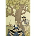 thumbnail image 3 of George Barbier 11x14 Black Modern Framed Museum Art Print Titled - Falbalas and Fanfreluches, There was once (1925), 3 of 5