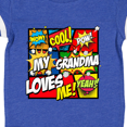 thumbnail image 4 of Inktastic My Grandma Loves Me Boys or Girls Baby Bodysuit, 4 of 5