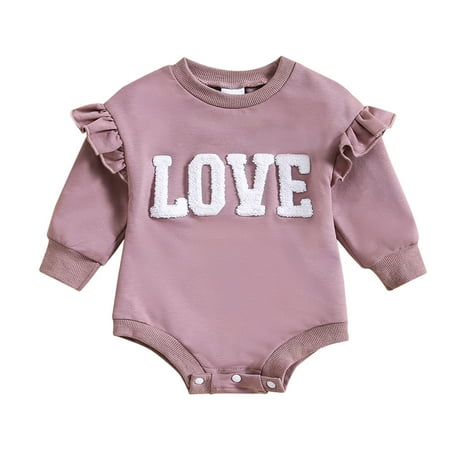 

Toddler Girls Valentine s Day Long Sleeve Letter Prints Triangle Romper BodysuitsBaby Boy s Clothing Toddler Onesies 3t-4t Baby Boys Clothes 6-9 Months