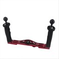 thumbnail image 1 of Underwater Camera Tray Stabilizer Dual Handle Rig, Tray Black&Red, 1 of 5