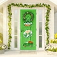 thumbnail image 2 of Happy St. Patrick's Day Decor Shamrock Door Sign Irish Hanging Wall Decoration Welcome Board Felt with Rope for Home Party, 2 of 4