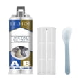 thumbnail image 2 of Pegamento para reparación de fundición, adhesivo epoxi multiusos de alta temperatura para reparación de metales, pegamento AB para reparación de acero inoxidable, aluminio y metal, 50 ml, 2 of 8
