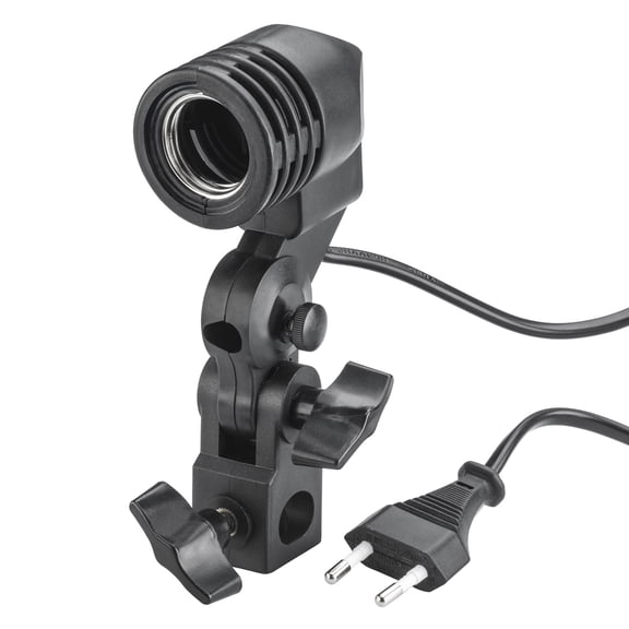 Flashpoint Socket Light Fixture for Light Stands with Umbrella Mount (EU Version)
