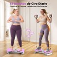 thumbnail image 2 of Tablas de torsión UPGO, disco giratorio de cintura Púrpura para ejercicio aeróbico en gimnasio casero, 2 of 7